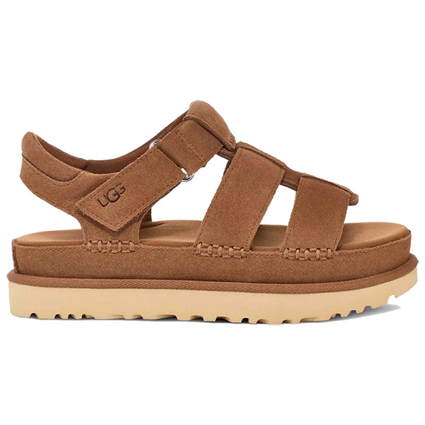 美品　UGG ゴールデンスター　サンダル　スエード　ブラウン　ストラップ　アグ UGG（アグ） 【並行輸入】アグ サンダル ウィメンズ GoldenStar Strap