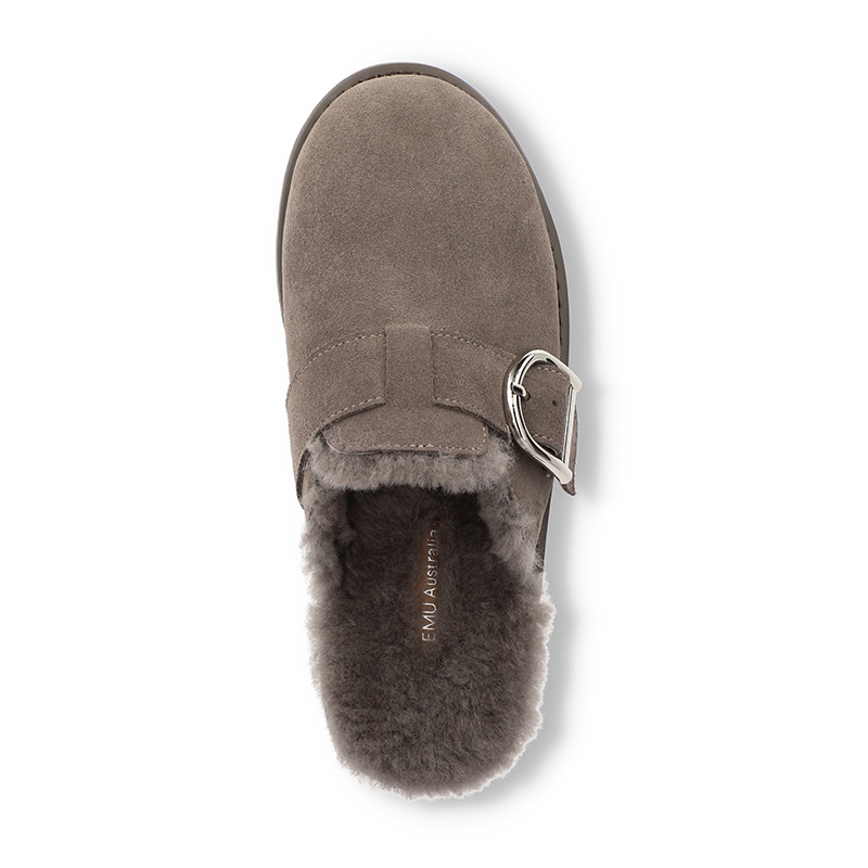 完売HEWN ヒューン　ボアサンダル　37 24cm フラットシューズ HEWN/ヒューン｜モダンなデザインの新作フラットシューズ｜エル・ショップ