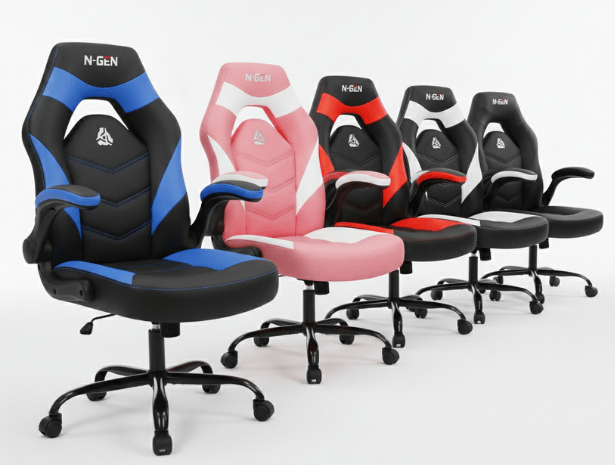 【セール】 ゲーミングチェア オフィスチェア レザー デスクチェア ハイバック ロッキング 跳ね上げ あぐら キャスター レーシング パーソナルチェア