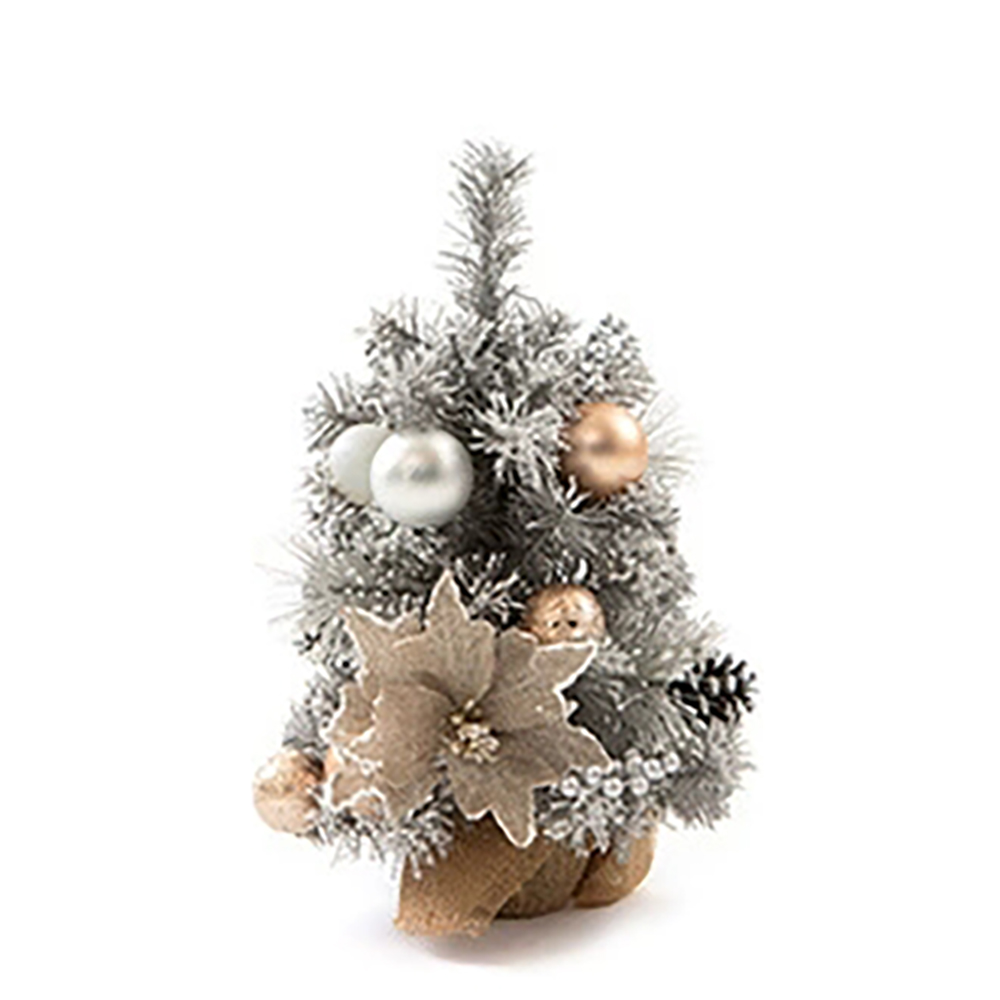 クリスマスツリー 卓上 45cm 北欧 ミニツリー オーナメントセット LED