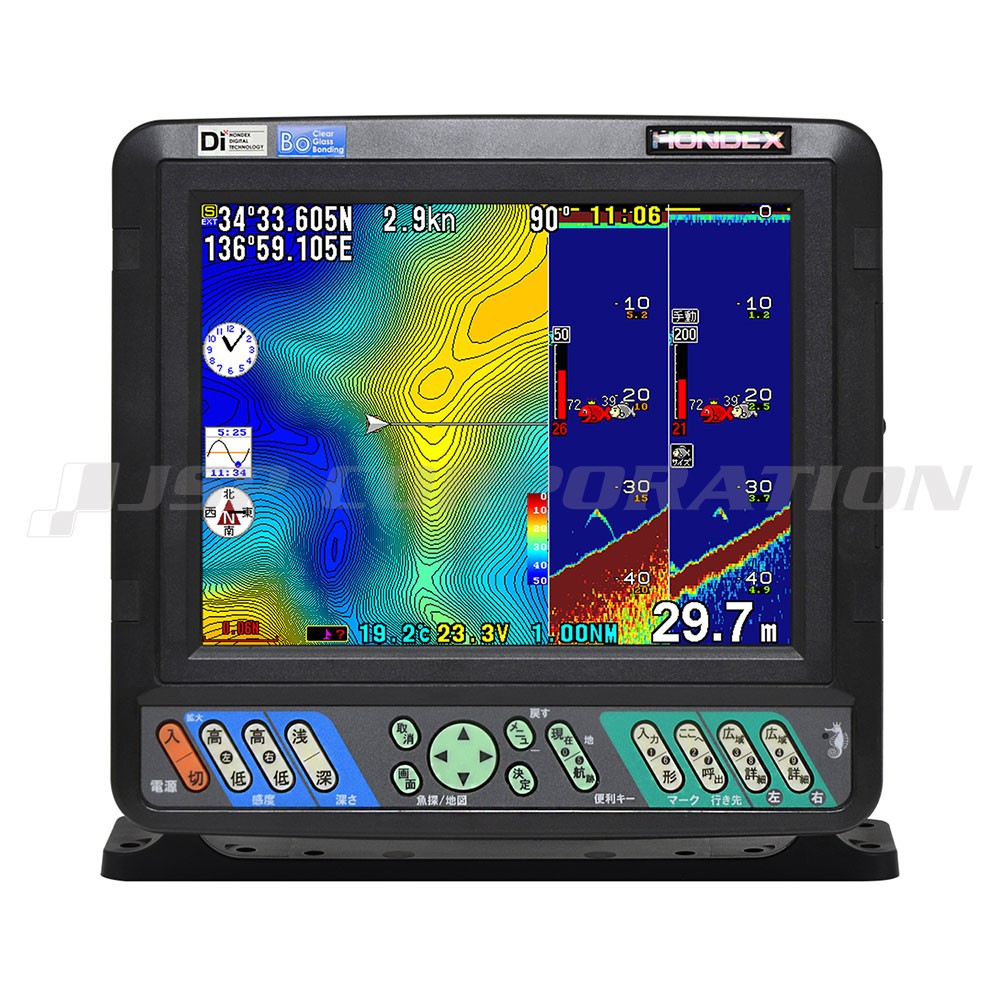 ホンデックス HE-8S GPSアンテナ内蔵仕様 8.4型 GPS 魚探 600W 50/200KHz 2周波 魚群探知機 : grp-he-8s-c  : ネオネットマリンYahoo!店 - 通販 - Yahoo!ショッピング