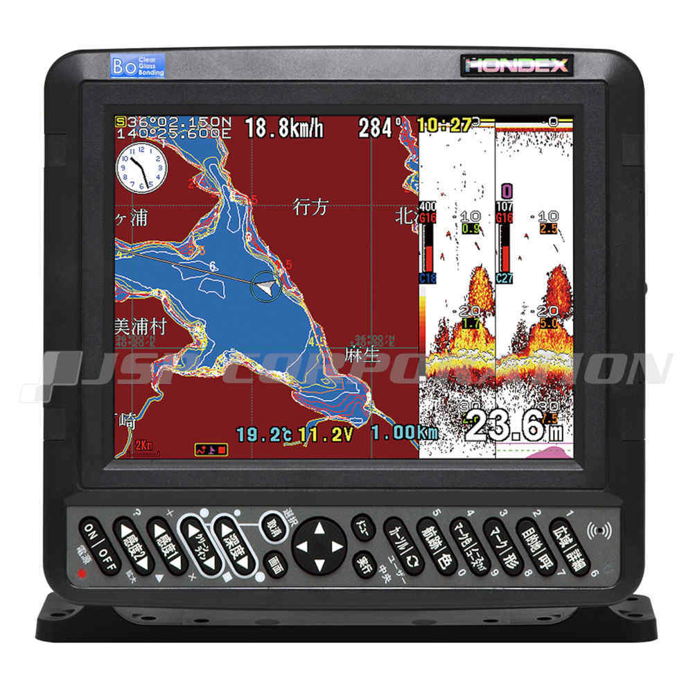 ホンデックス HE-731S GPSアンテナ外付仕様 10.4型 GPS 魚探 600W 50 