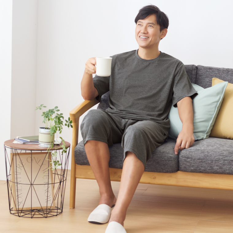 【一般医療機器】パジャマ メンズ 半袖 リカバリーウェア 春夏用 リカバリーケア Tシャツ Uネック 疲労回復 肩こり 腰痛 ルームウェア クルーネック 磁気 ギフト |  | 13