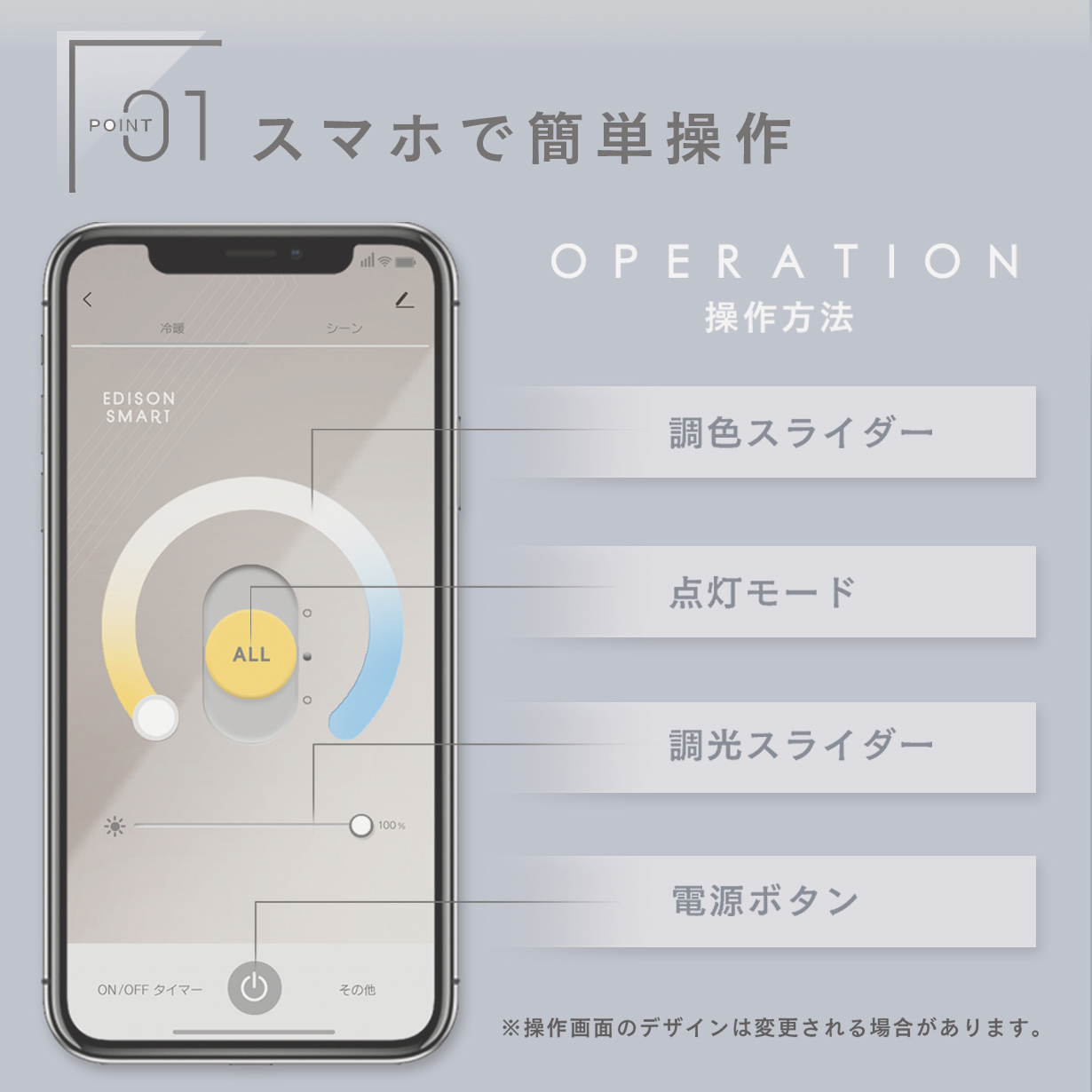 Edison Smart（エジソンスマート） TREO ミニシーリングライトLED