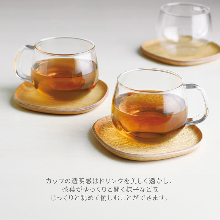キントー マグカップ KINTO UNITEA 550ml 耐熱ガラス ティーカップ おしゃれ 大容量 コップ グラス 大きい コーヒー 紅茶 緑茶 食洗機 電子レンジ 取っ手付き | KINTO | 02