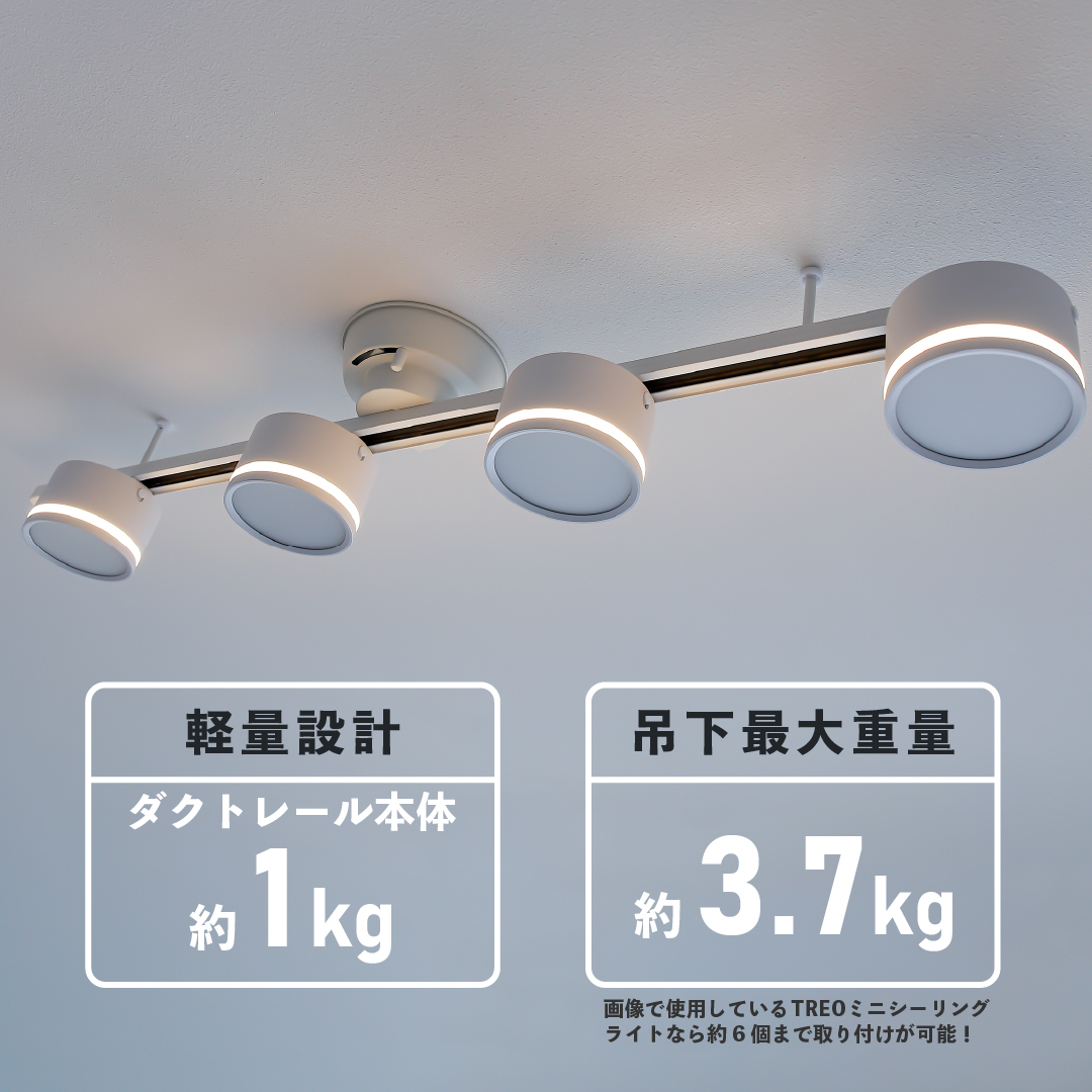 Edison Smart（エジソンスマート） 簡易ダクトレール 1m ライティング