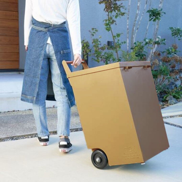 ダストボックス 屋外用 大型 70L セトクラフト ゴミ箱 おしゃれ TRASH