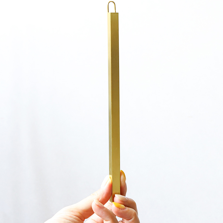 一輪挿し 壁掛け おしゃれ BRASS ウォールフラワーベース キャド