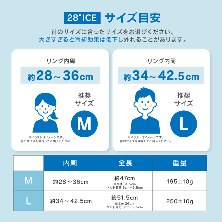 SUO SUO 28℃ WBAND Lサイズ クールリング 2026モデル 正規販売店 日本