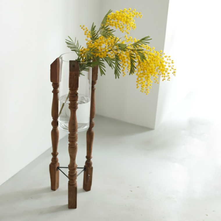 VONA フラワーベース 大型 花瓶 一点物 古材 アイアン本体のみ WEST VILLAGE TOKYO（ウェストビレッジトーキョー） VONA FLOWER VASE
