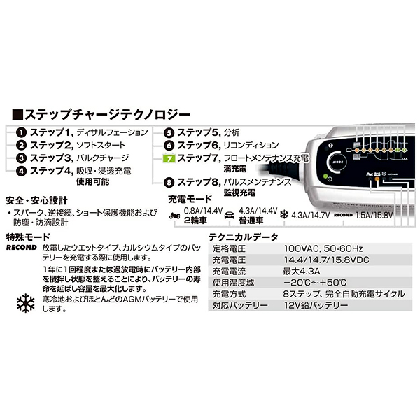 送料無料】 CTEK シーテック ワーズインク MXS5.0JP バッテリーチャージャーＣＴＥＫ（バイク・普通車） WCMXS5.0JP  :na0000200666:ショッピングエーシーブイ - 通販 - Yahoo!ショッピング