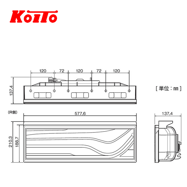 お1人様1点限り koito KOITO オールLED 歌舞伎デザイン リア