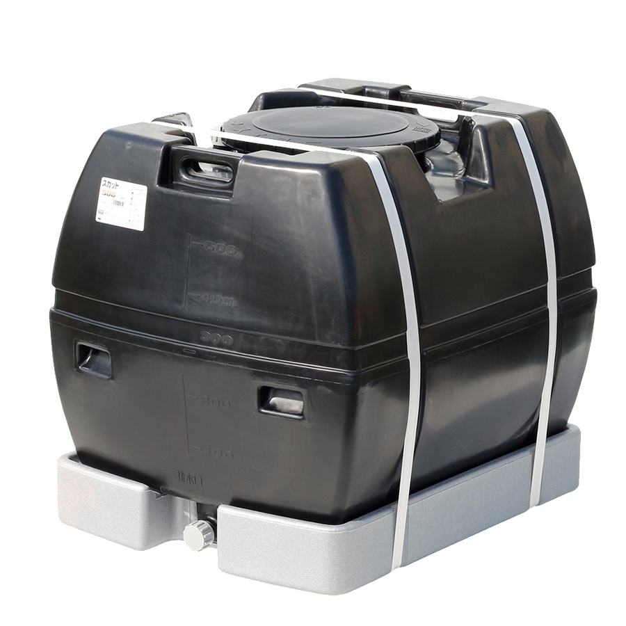 スイコー ローリータンク スカット500 受台付 500L 完全液出し型 業務