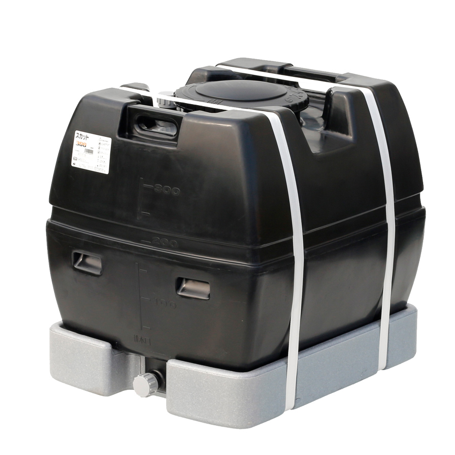 スイコー ローリータンク スカット300 受台付 300L 完全液出し型 業務