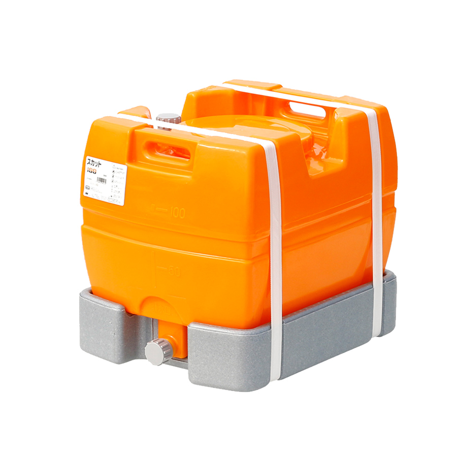 スイコー ローリータンク スカット100 受台付 100L 完全液出し型 業務