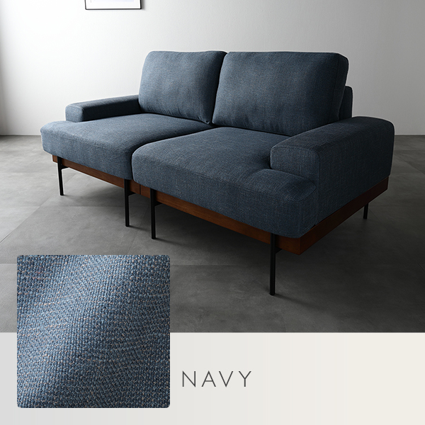 ネイビー ファブリックソファ モダンデザイン 0002623181-03.jpg