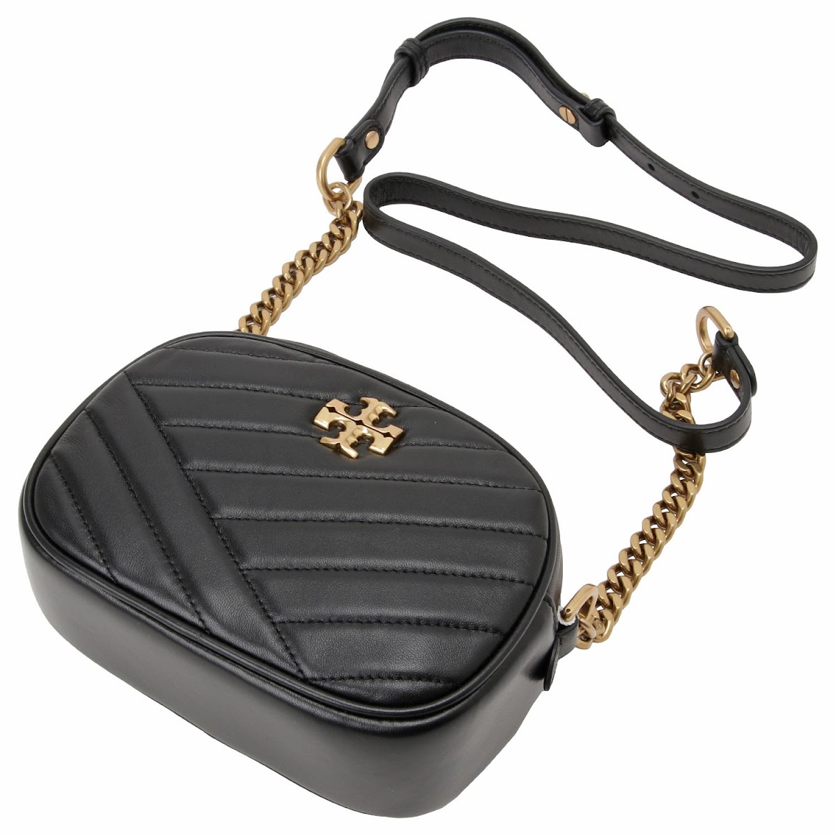 トリーバーチ Tory Burch 90450 001 BLACK キラ シェブロン ダブルT