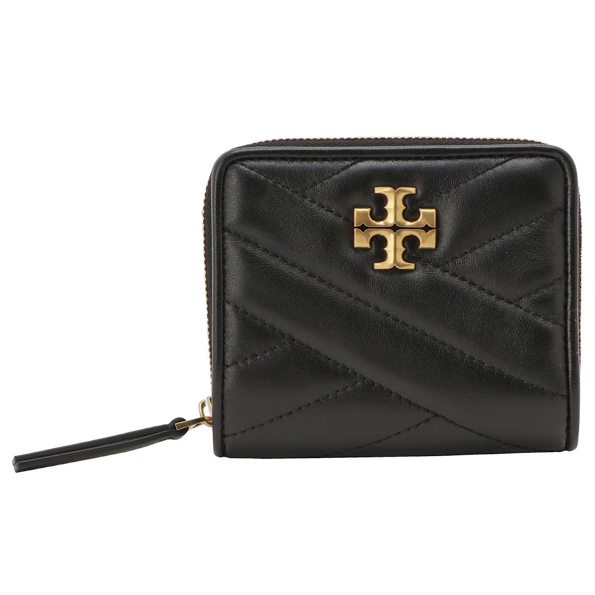 トリーバーチ Tory Burch 90344 001 BLACK キラ?ダブルTロゴ キルティング 二つ折り財布 ブラック レディース KIRA B