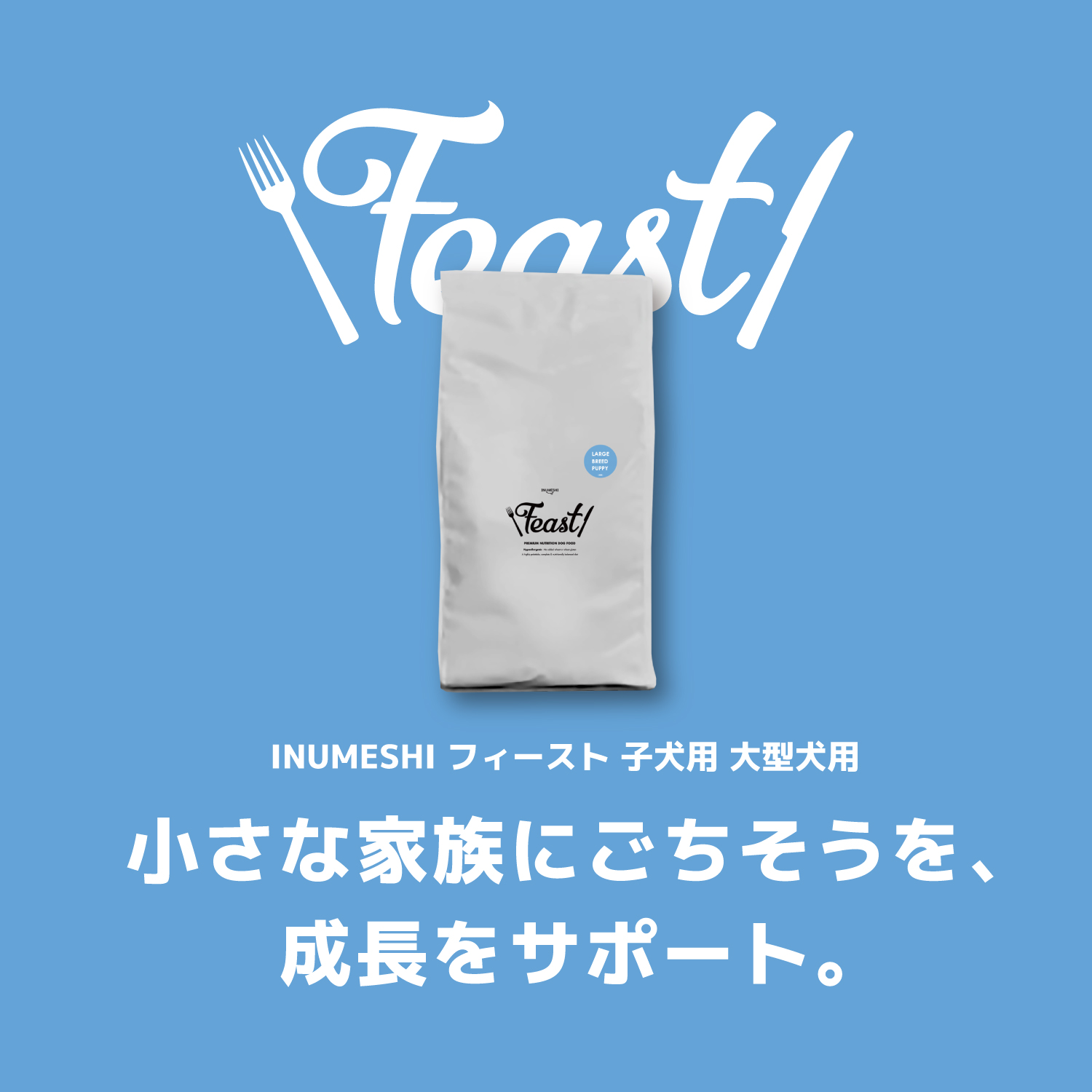 INUMESHI,Feast,フィースト,フィースト,子犬用,大型犬用