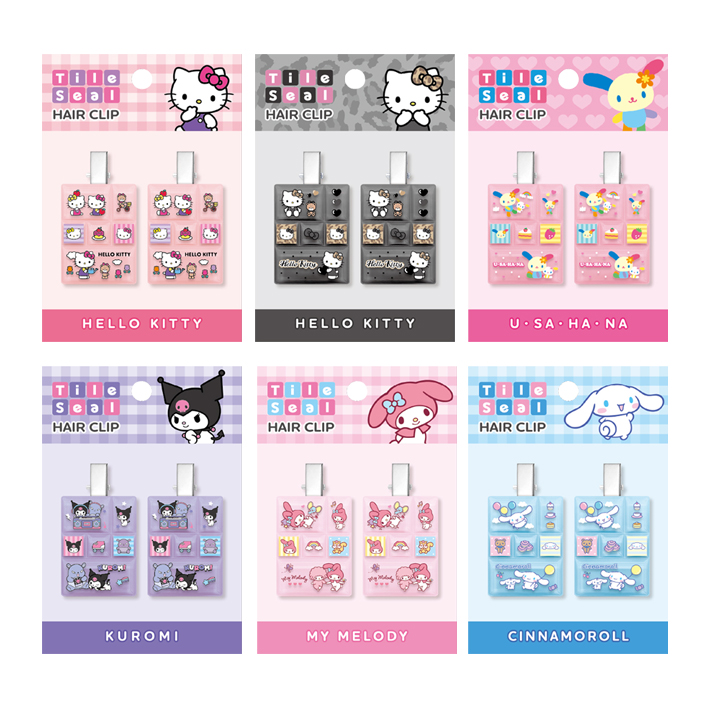 昭和レトロ　ヴィンテージタイルのロココ柄ヘアクリップ まどろみ 1398hc.jpg