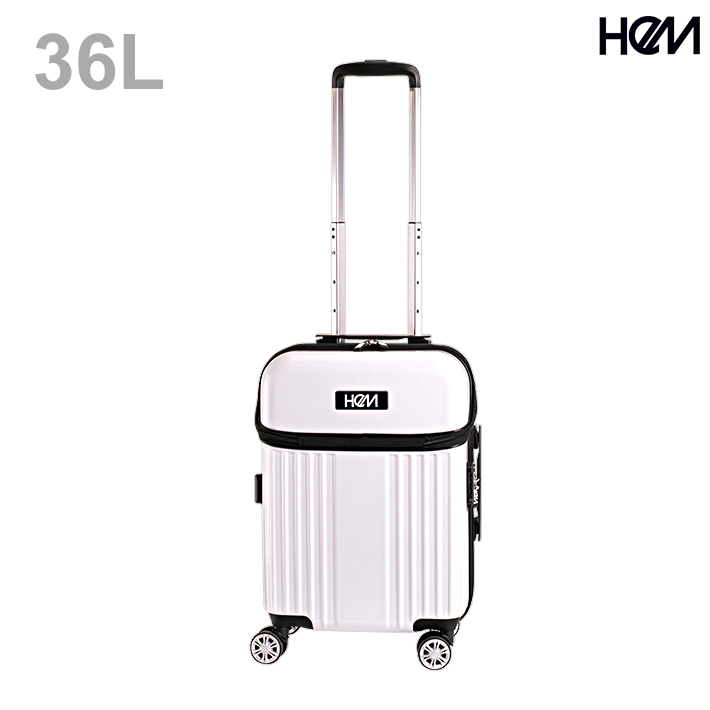協和 HeM リム スーツケース 機内持込 36L ホワイト 39-50610 : シブヤ