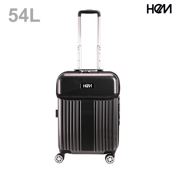 協和 HeM リム スーツケース M 54L ブラック 39-50701 : シブヤ文具