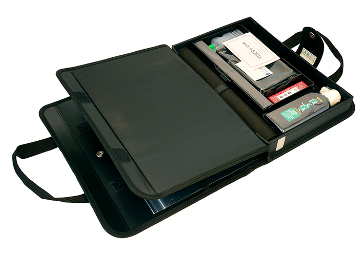 呉竹 書道セット ハードバッグ ＜習字セット・書道バッグ＞ 黒 GA-570S