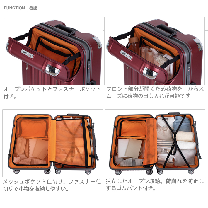 未使用タグ付き REGAL ビジネススーツ ワイドシルエットBE5 M 協和 TRAVELIST ニーズ スーツケース M 75L ストッパー付き 4