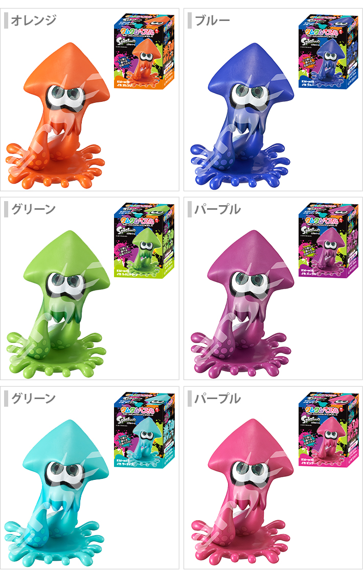 エンスカイ スプラトゥーン クムクムパズル 立体パズル イカ 全6色 [M