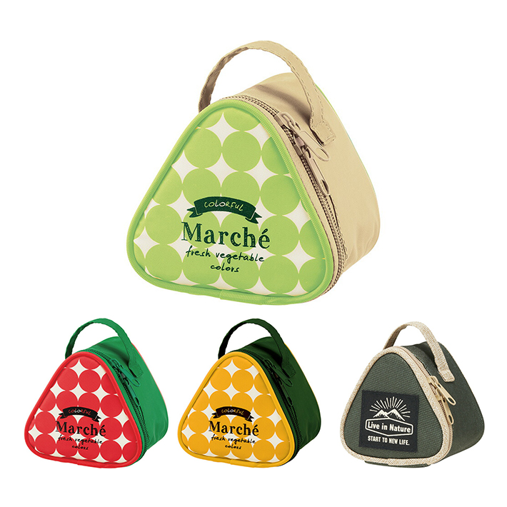 スケーター 保冷おにぎり型ランチバッグ 4柄 KONC2 [M便 1/1