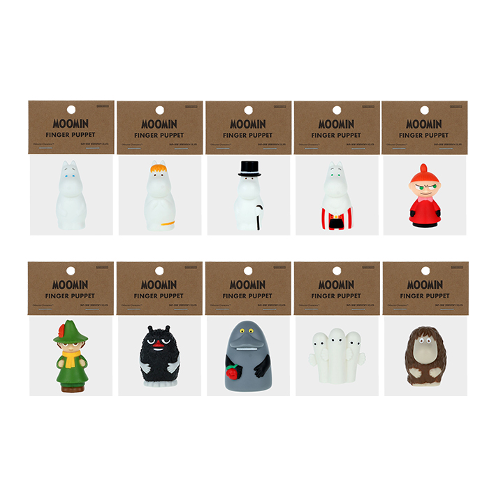 ムーミン&スナフキン 指人形 MOOMIN（ムーミン） 指人形 10種 [M便 1/1] : シブヤ文具 - 通販
