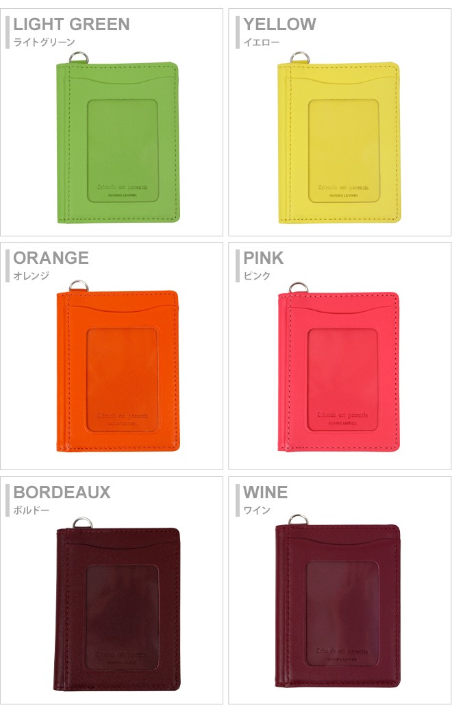 SLIP-ON パスコインケース ノワール 11カラー nsl-3202 名前入れ無料[M