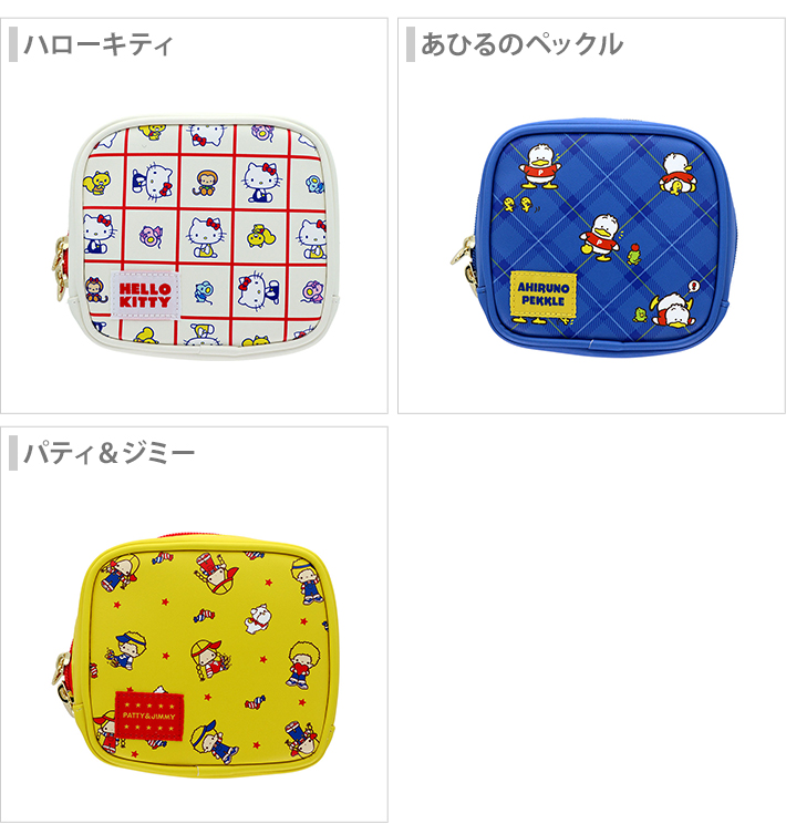 13点　SEVENTEEN ×サンリオキャラクターズ　スクエアポーチ　バラ売ok SEVENTEEN×サンリオコラボ、第2弾、第3弾の事前予約スタート