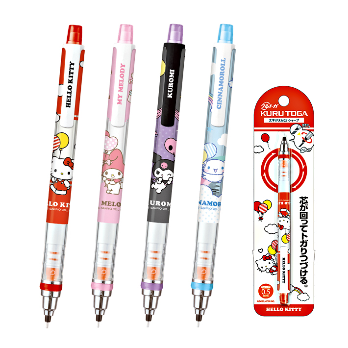 新作人気 サンリオキャラクターズ sanrio クルトガ 4 0.5mm シャープペン 筆記具