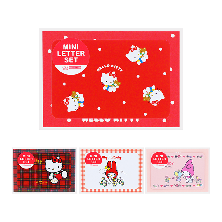 サンスター文具 サンリオキャラクターズ ミニレターセット 4柄