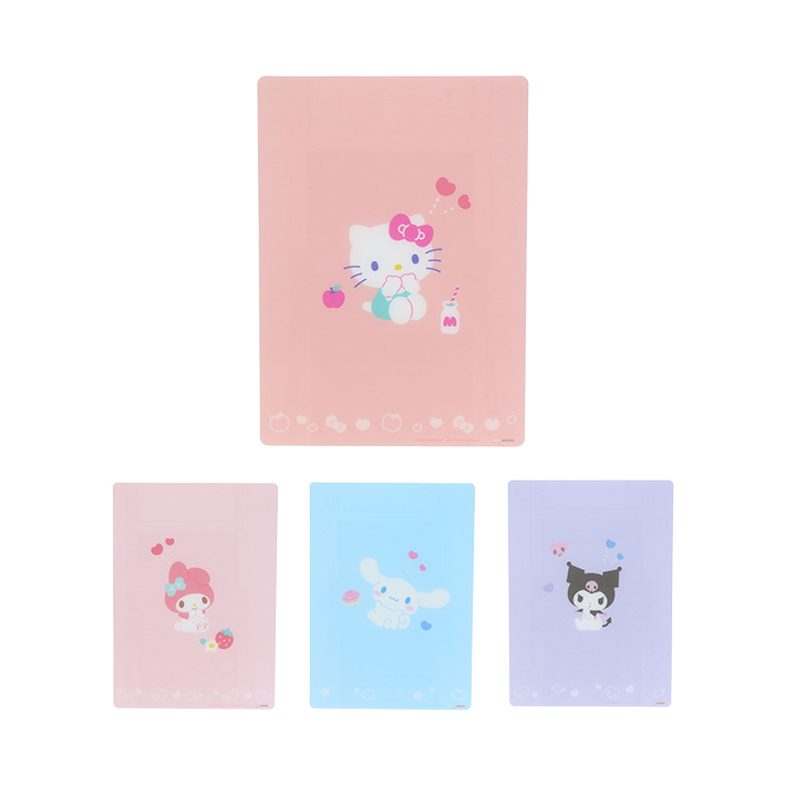 サンスター文具 サンリオキャラクターズ クリア下敷き B5 4柄 [M便 1