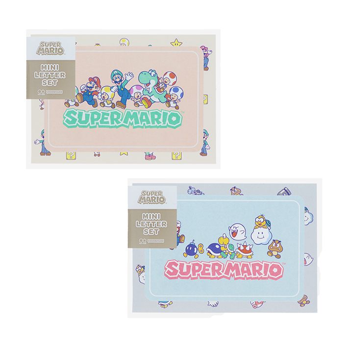 サンスター文具 スーパーマリオ ミニレターセット [M便 1/24] : シブヤ