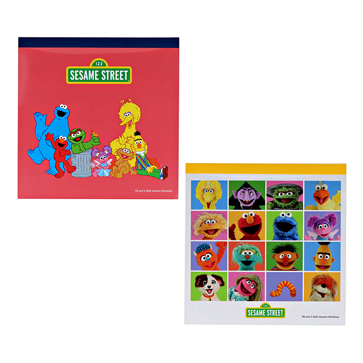 SESAME STREET（セサミストリート） スクエアメモ 2柄 [M便 1/6