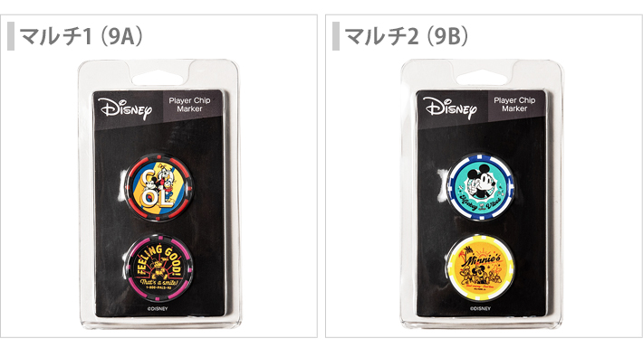 Disney（ディズニー） ゴルフマーカー ゴルフ用品 GOLF PLAYER MARKER