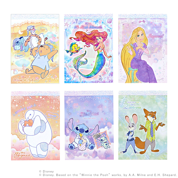 Disney（ディズニー） メモミニ ゆめかわ！ おやすみタイム 6柄 [M便 1