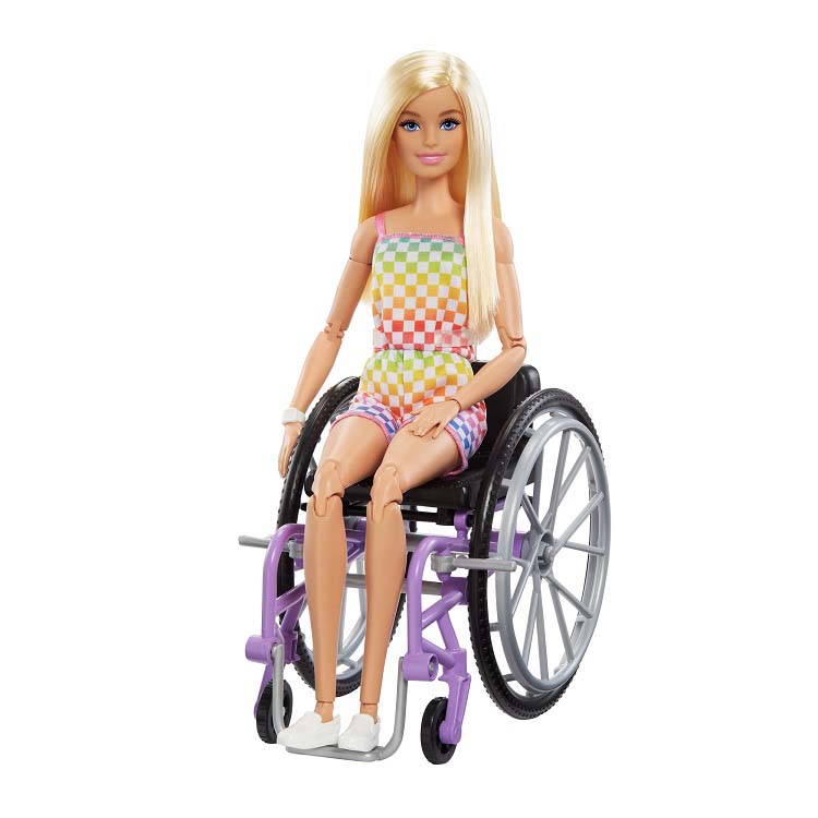 バービー(Barbie) ファッショニスタ カラフルロンパース くるまいす