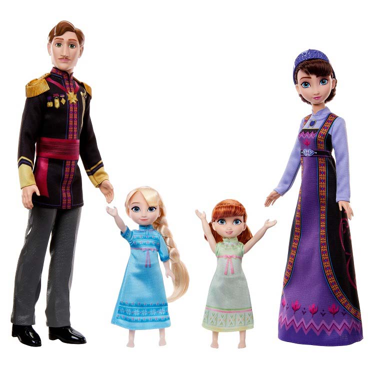 新作登場安いアナと雪の女王　ロイヤルファミリー　人形セット　廃盤品 その他