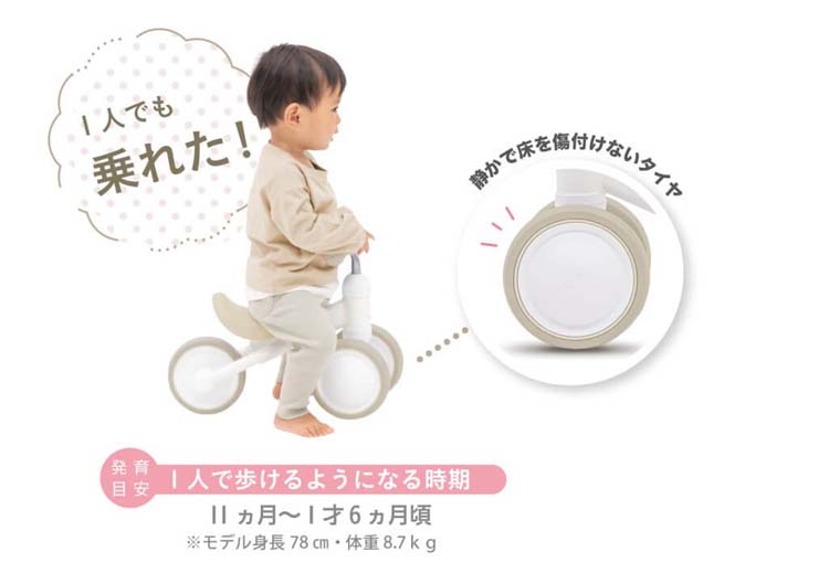 D-Bike mini ワイド ピンク ( 1台 )/ アイデス : NetBabyWorld