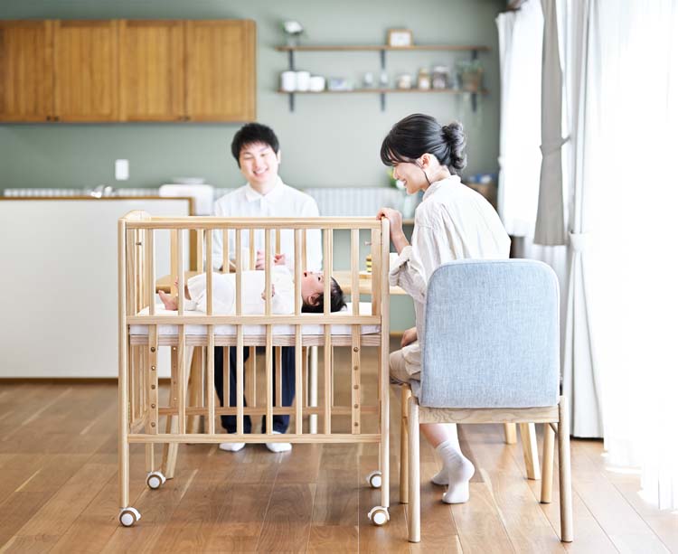 リリト リトルベビーベッド ナチュラル ( 1台 )/ 大和屋(ヤマトヤ
