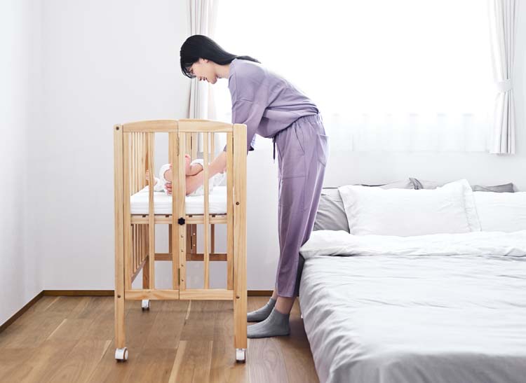 リリト リトルベビーベッド ナチュラル ( 1台 )/ 大和屋