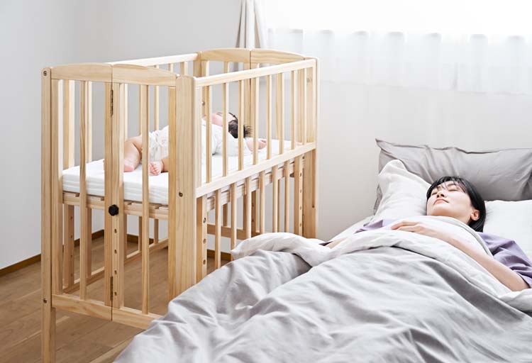 リリト リトルベビーベッド ナチュラル ( 1台 )/ 大和屋