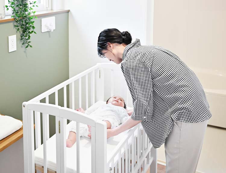 リリト リトルベビーベッド ナチュラル ( 1台 )/ 大和屋