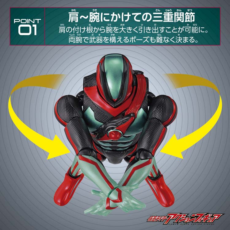 仮面ライダーアクションフィギュア 仮面ライダーゼッツ カタストロム