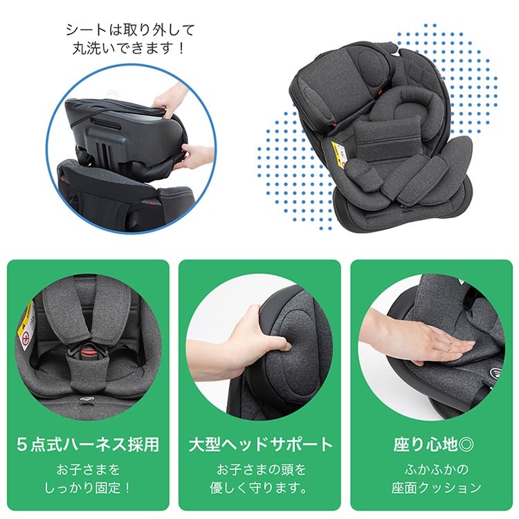 Grow Fit ブルーデニム isofix 新生児 ( 1台 )/ 日本育児 ( チャイルドシート ジュニアシート シートベルト固定 ) :  4955303425622 : NetBabyWorld(ネットベビー) - 通販 - Yahoo!ショッピング