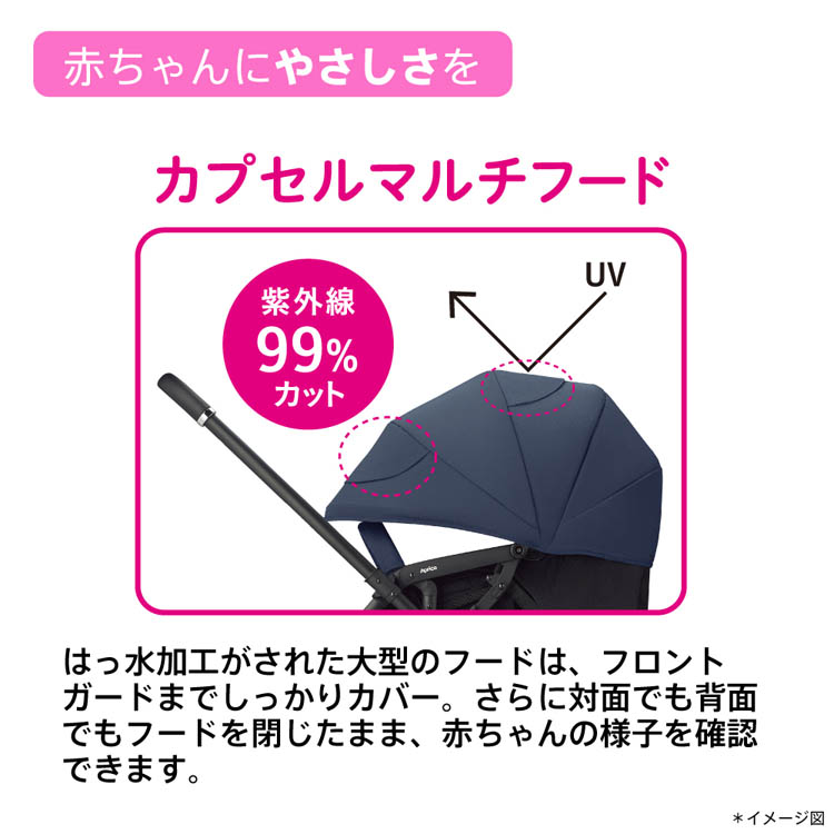 ルンルン ネイビー NV ( 1台 )/ アップリカ(Aprica) ベビーカー a型